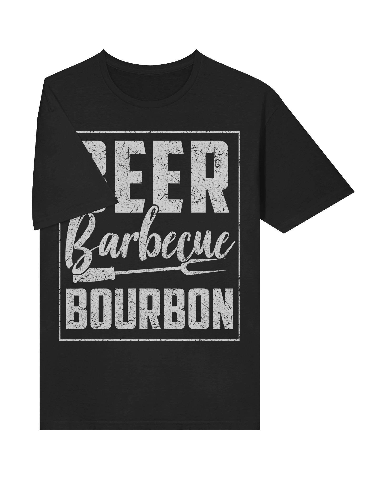 Beer. Barbecue. Bourbon. – Gildan Softstyle Unisex T-Shirt product image (3)