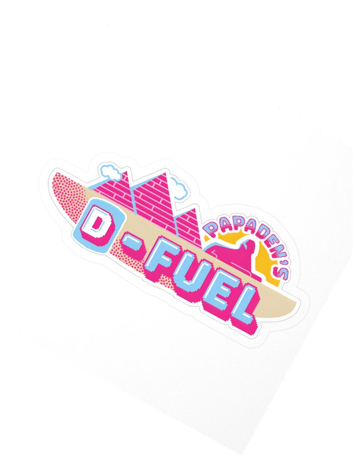 D Fuel Wide Logo Sticker product image (2)