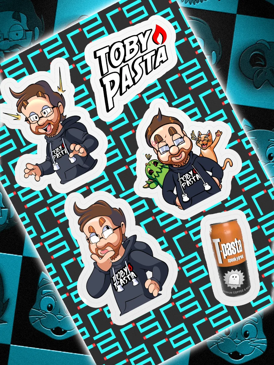 TobyPasta Sticker Set #1 product image (3)