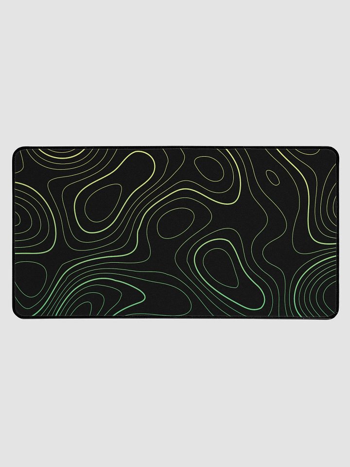 Lime Voltage: TOPO LINES WITH GRADIENT POP DESK MOUSE MAT product image (1)