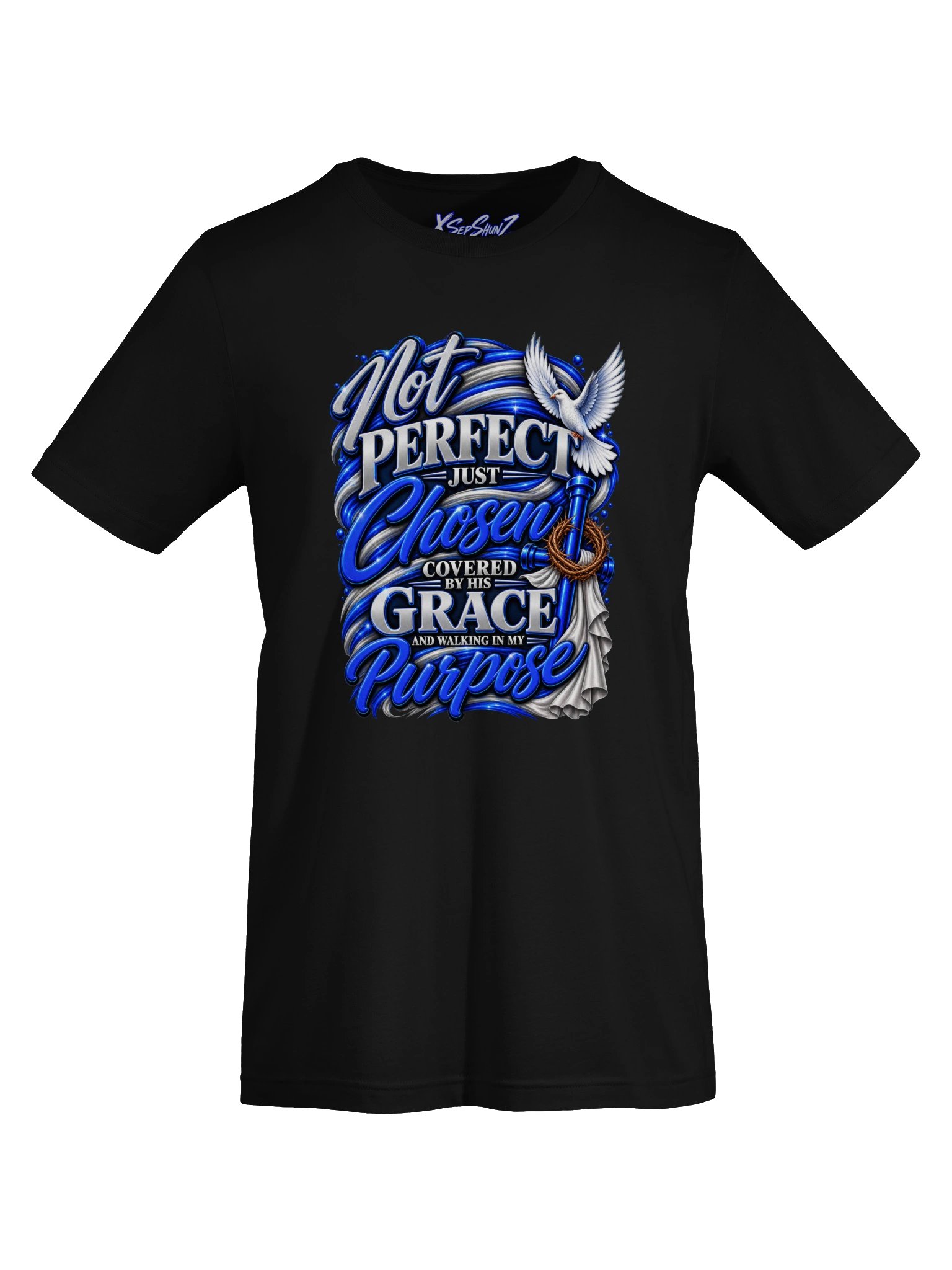 “Not Perfect, Just Chosen” — Women’s Faith Tee product image (5)