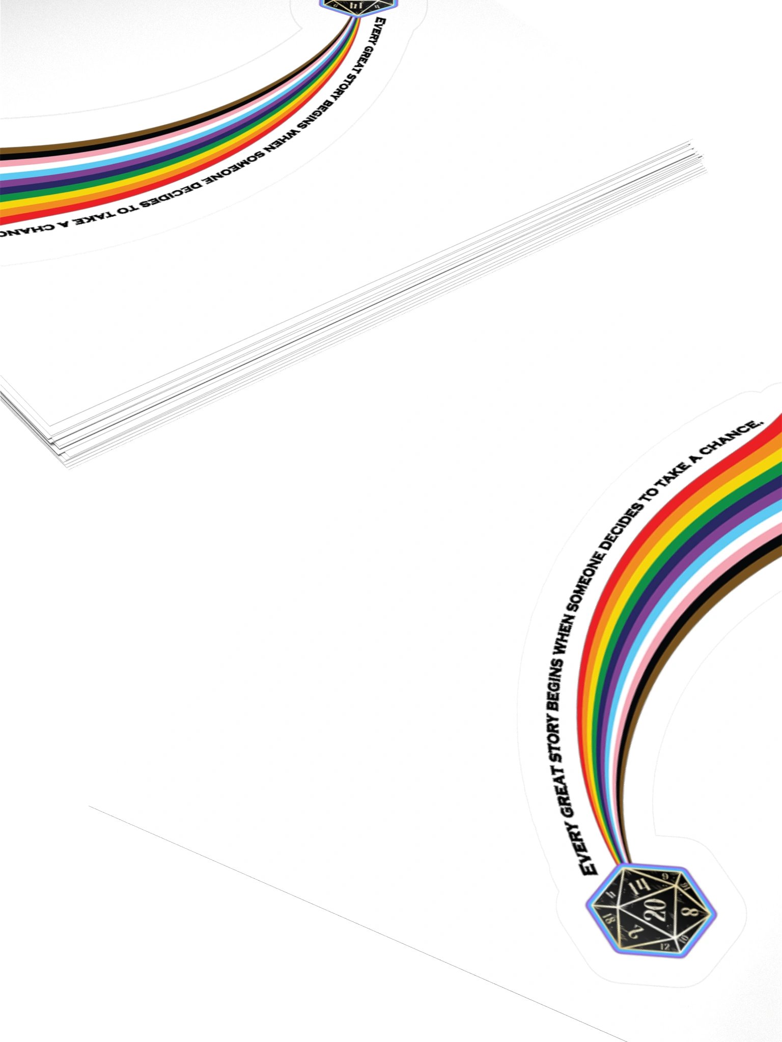 Pride Edition Sticker: "Every Great Story Begins..." product image (7)