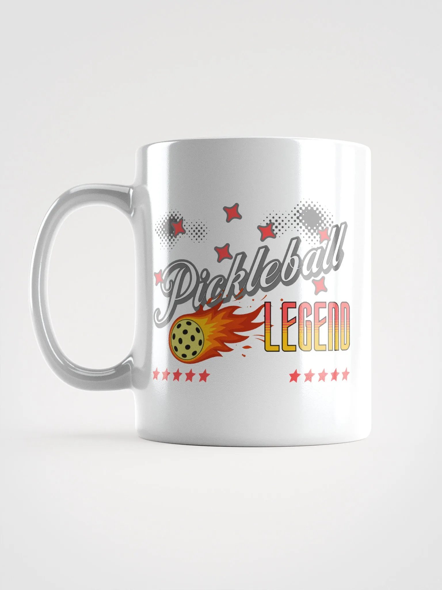 Pickleball Legend Flaming Mug product image (1)