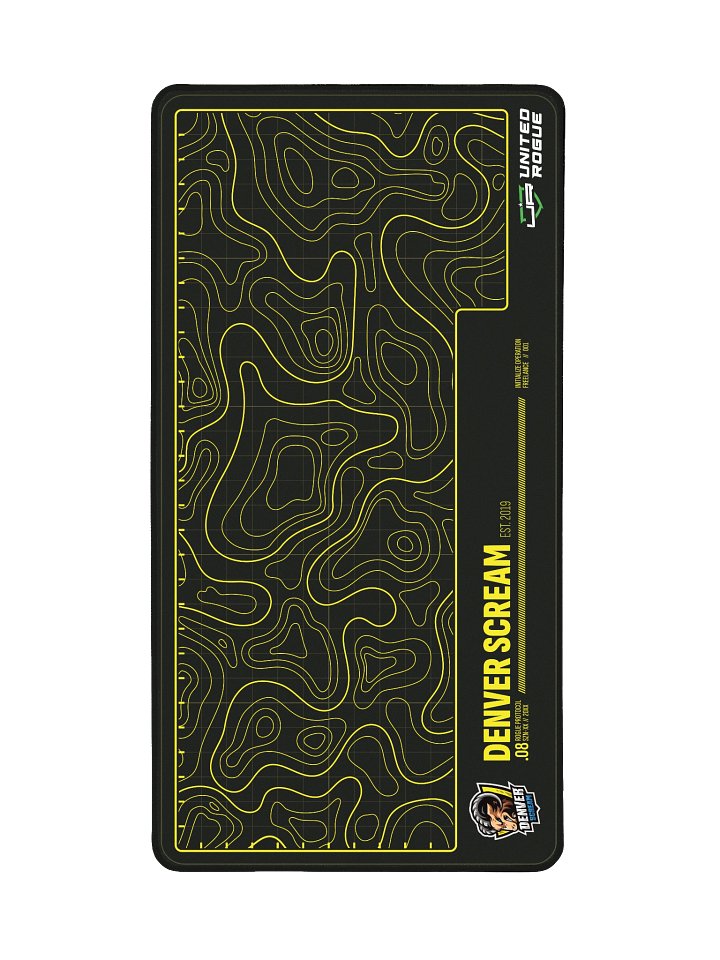 Denver Scream Map Desk Mat product image (2)