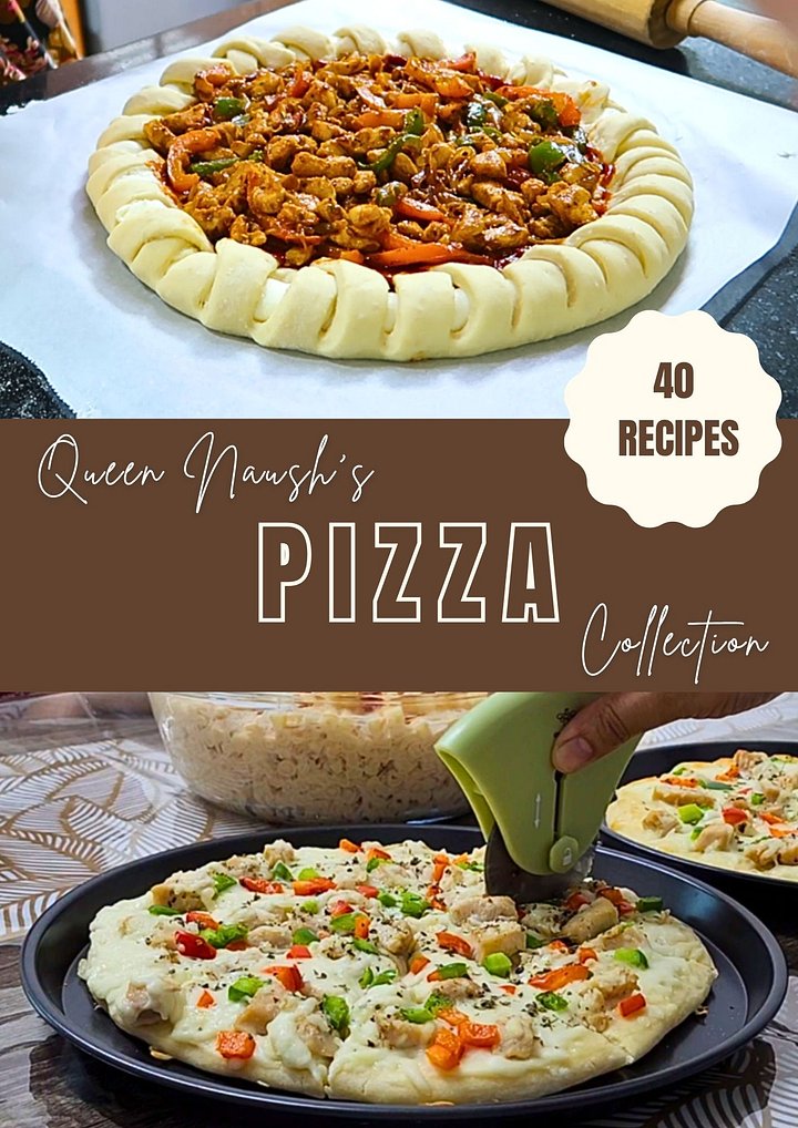 Pizza Collection by Naush– 40 Recipes | Oven & No-Oven | Digital Cookbook product image (1)
