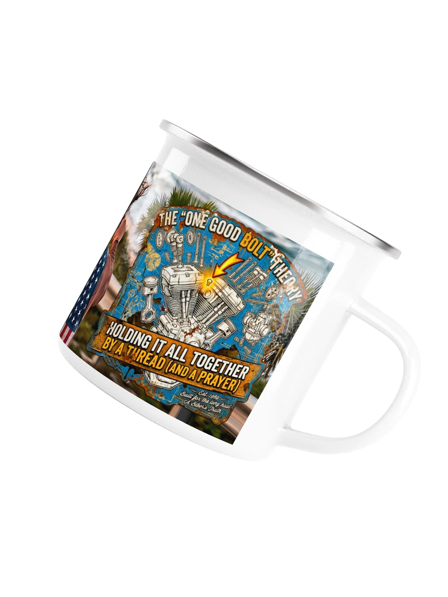 MötoGraffitti Ole Florida Biker "Hot Joe" Mug product image (5)