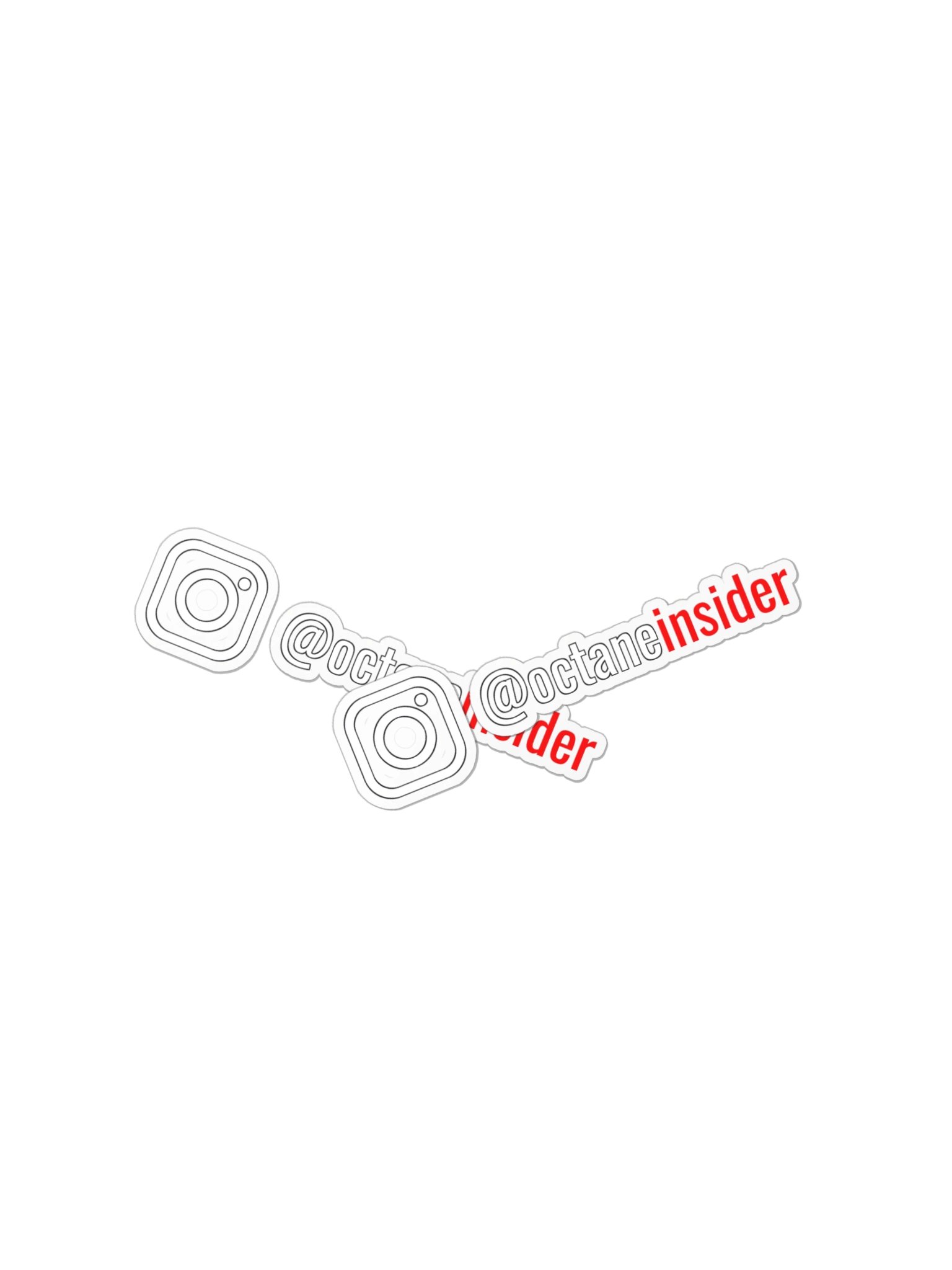 Instagram Handle Decal — @OctaneInsider product image (3)