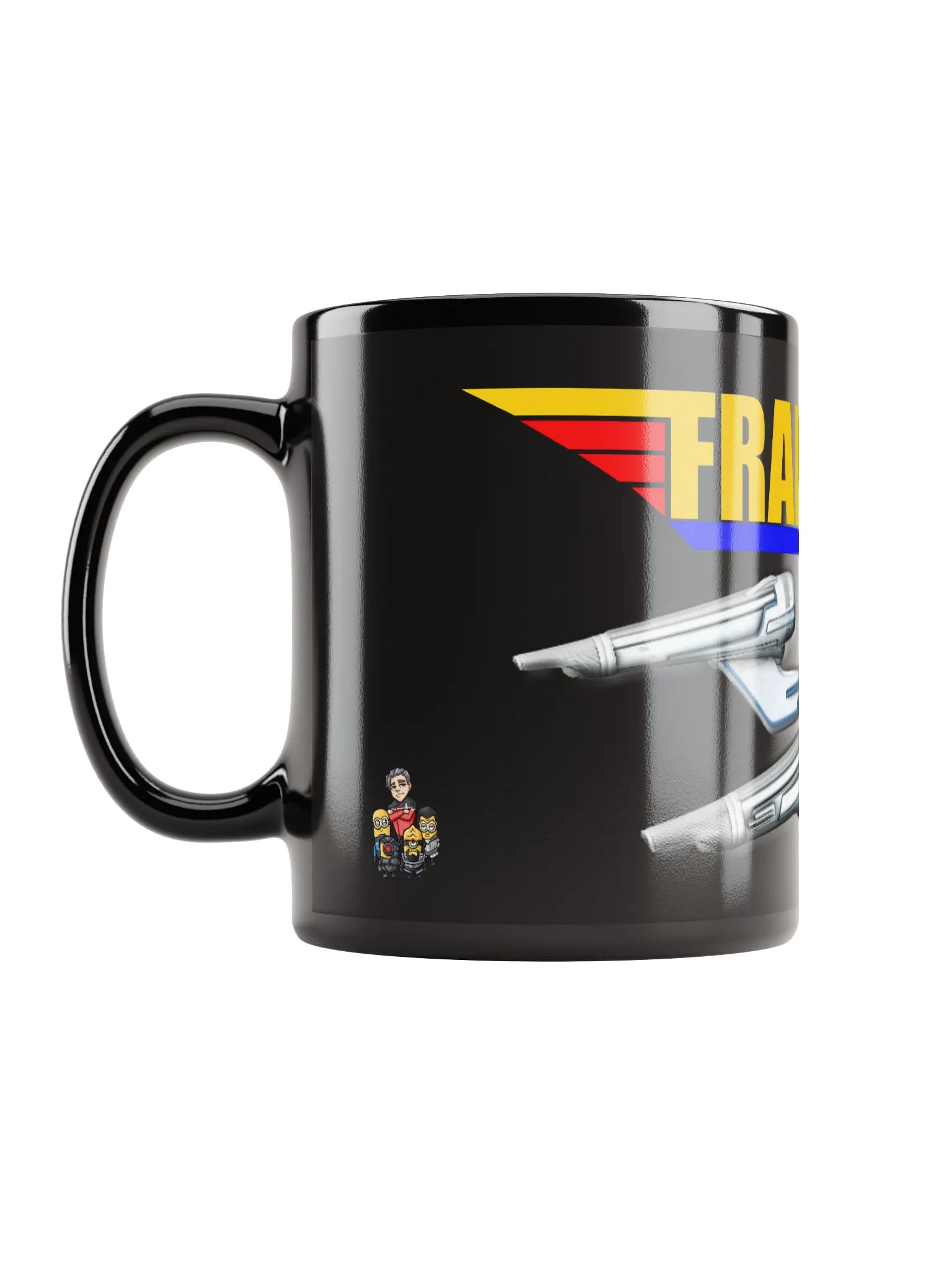 Franklin A Spacecraft Black Mug product image (6)