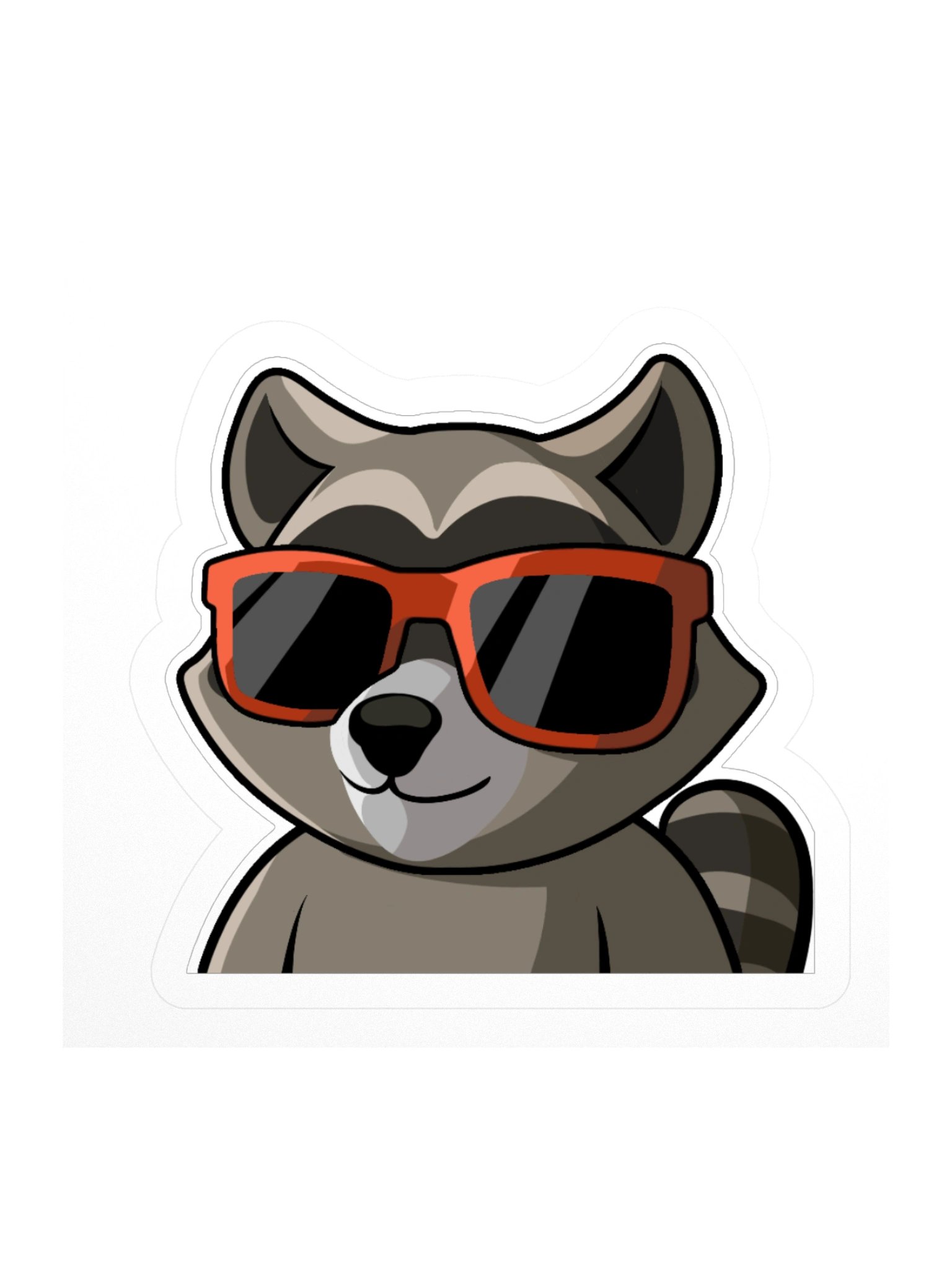 RespawnRaccoon Kiss Cut Stickers product image (2)