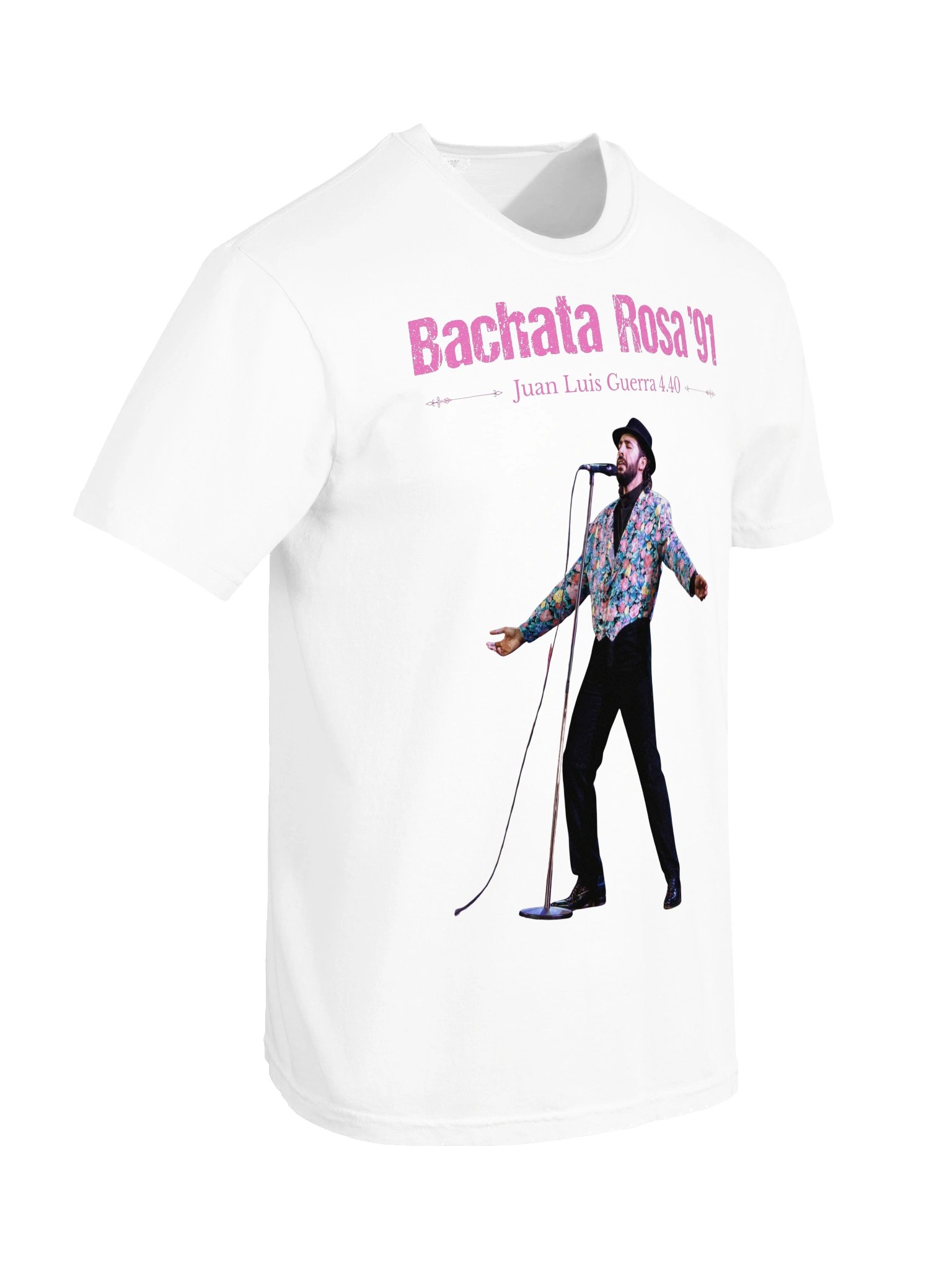 Bachata Rosa Vintage T-shirt + Digital Album (White) product image (6)