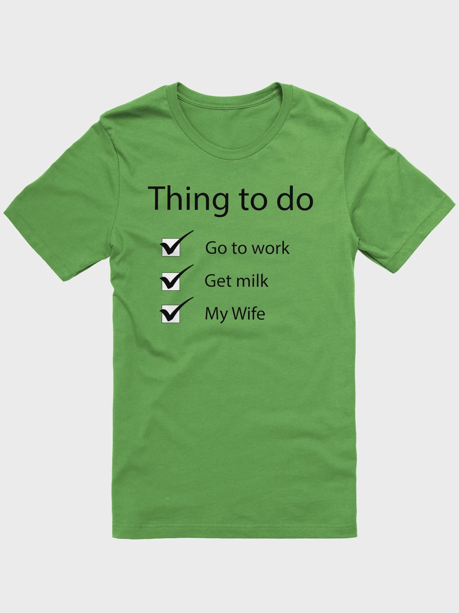 Things to do shirt product image (2)