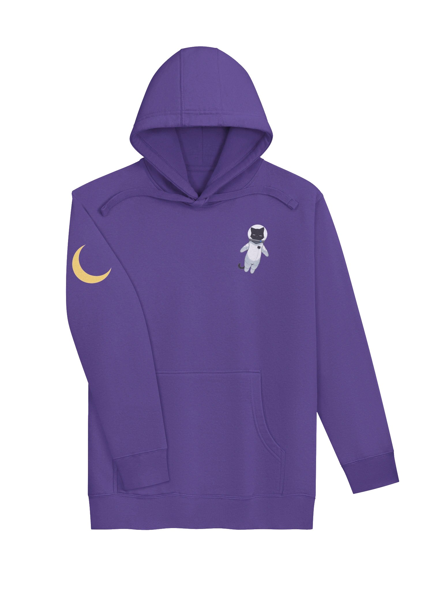 Sleepy Space Kitty Pullover Hoodie product image (1)