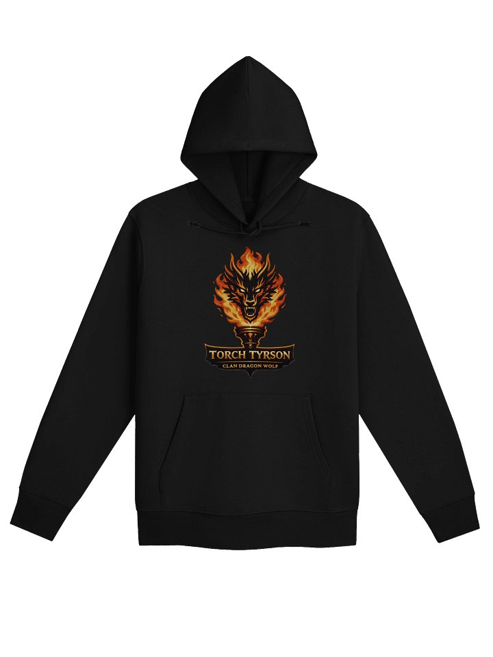 Torch Tyrson Wolf Emblem Organic Hoodie product image (3)