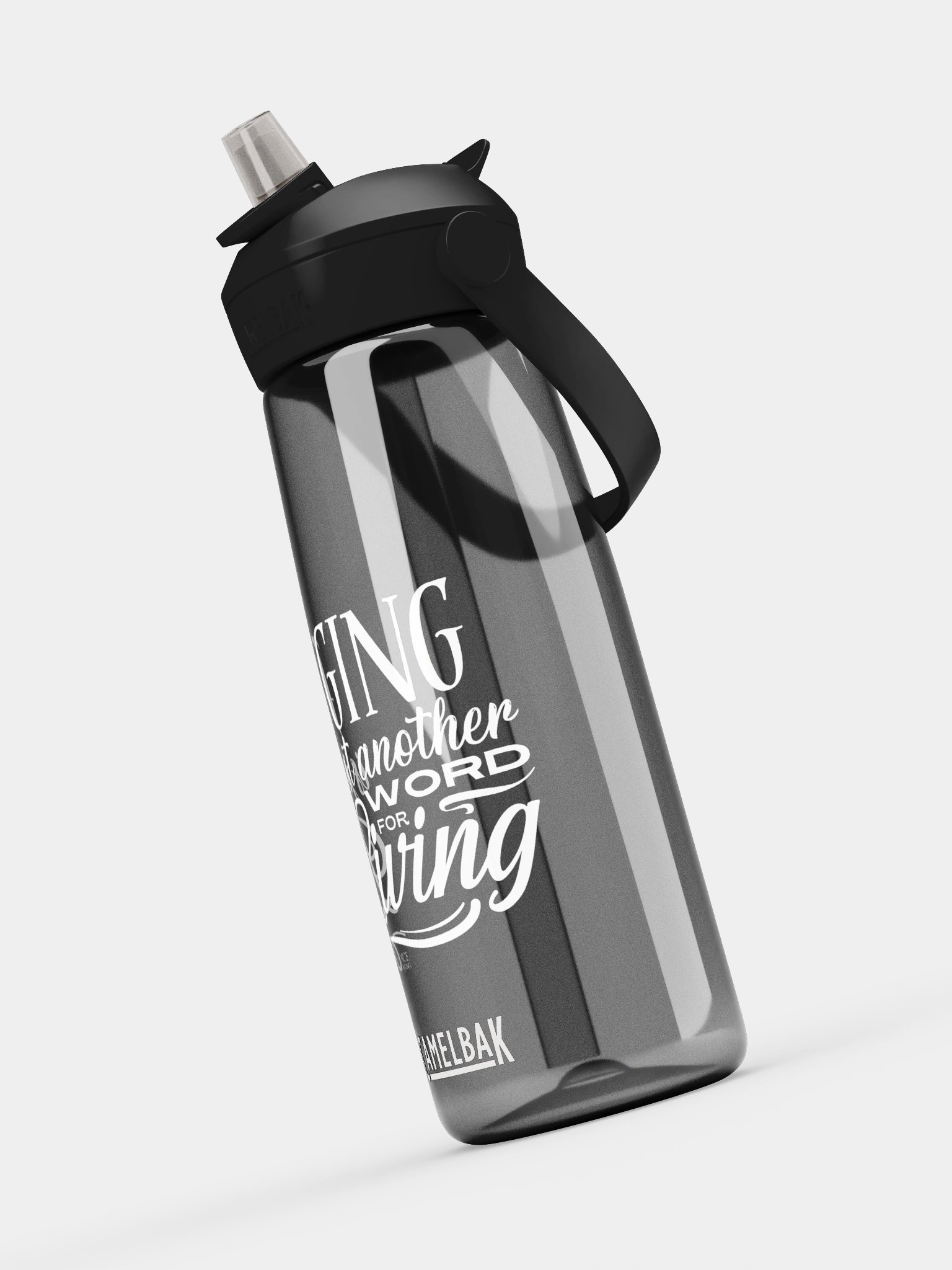 CamelBak Thrive® Flip Straw Water Bottle - "Aging is Just Another Word for Living" product image (6)