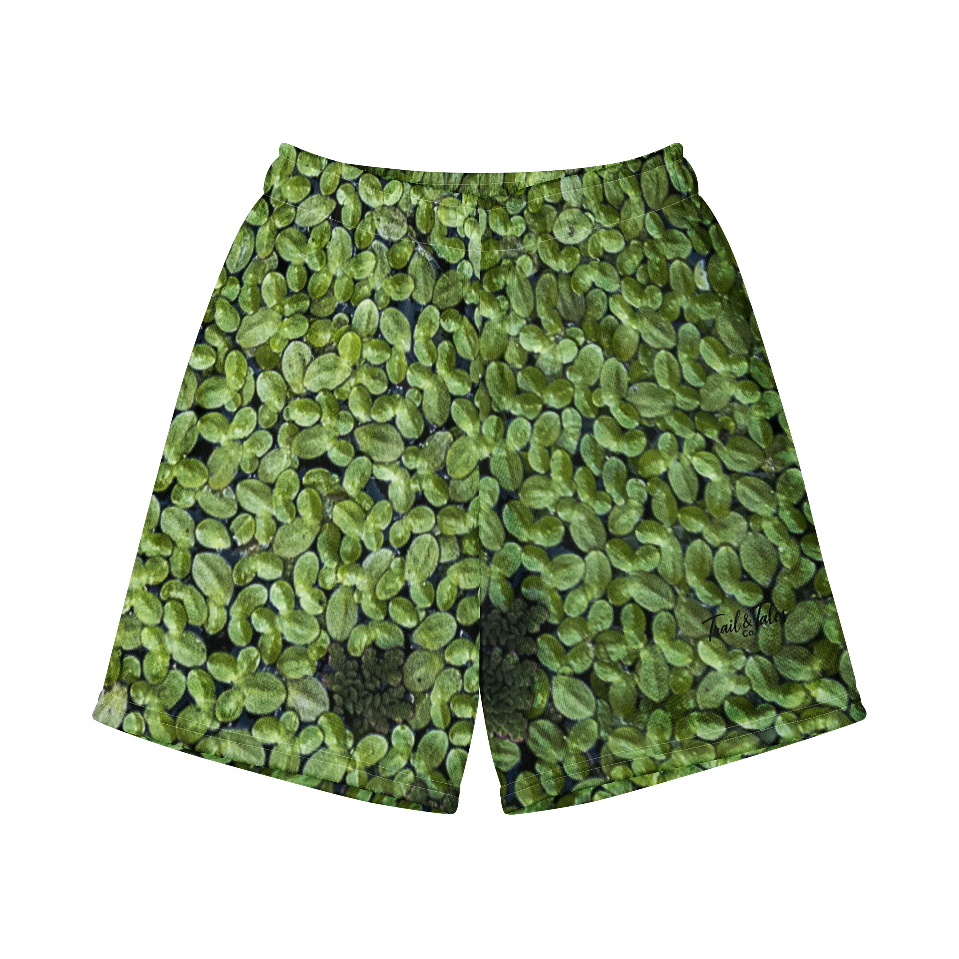 Verdant Life All-Over Print Youth Recycled Mesh Shorts product image (1)