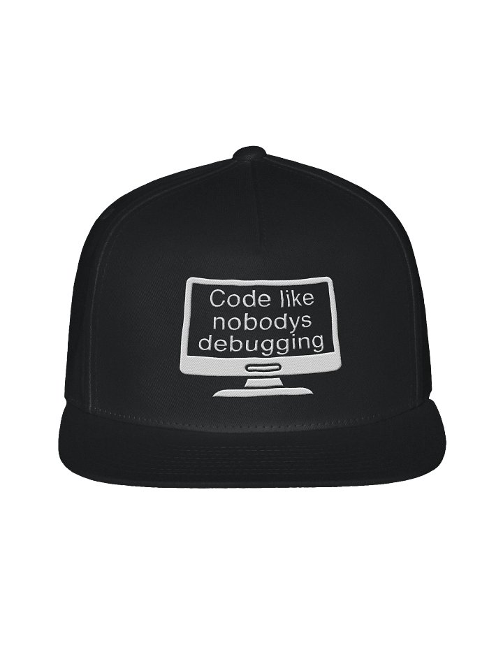 “Code Like Nobody’s Debugging” Snapback Hat – Premium Streetwear Edition product image (1)