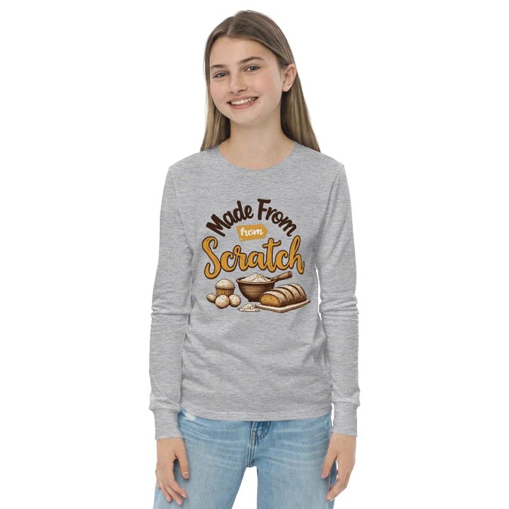 Bake From Scratch Youth Long Sleeve Tee product image (15)