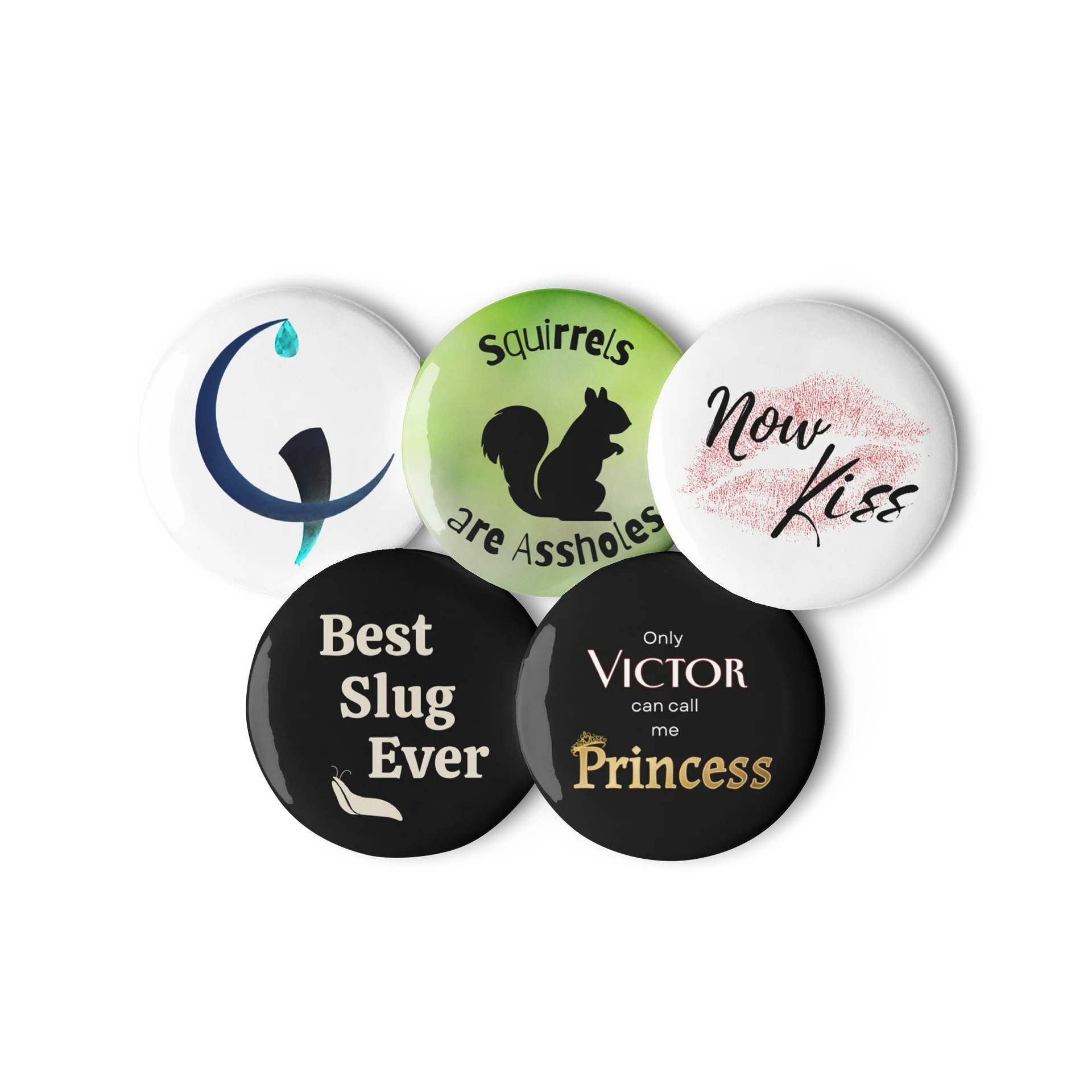 Twisted Design Quote 1.25" Pin Set 1 product image (2)