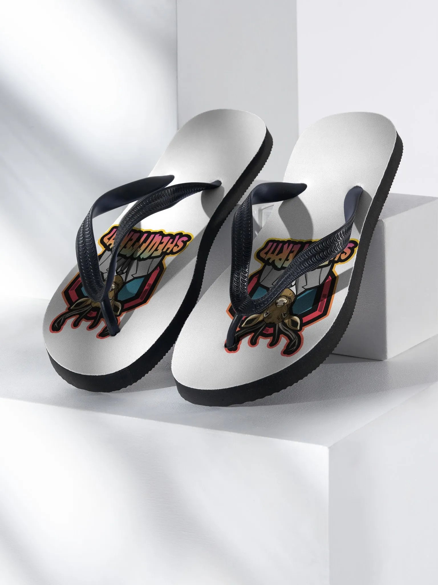 Deer-Inspired Suit & Tie Flip-Flops product image (1)