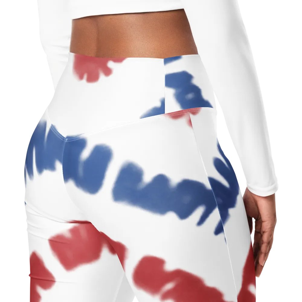 Vibrant Spiral Flare Leggings product image (4)