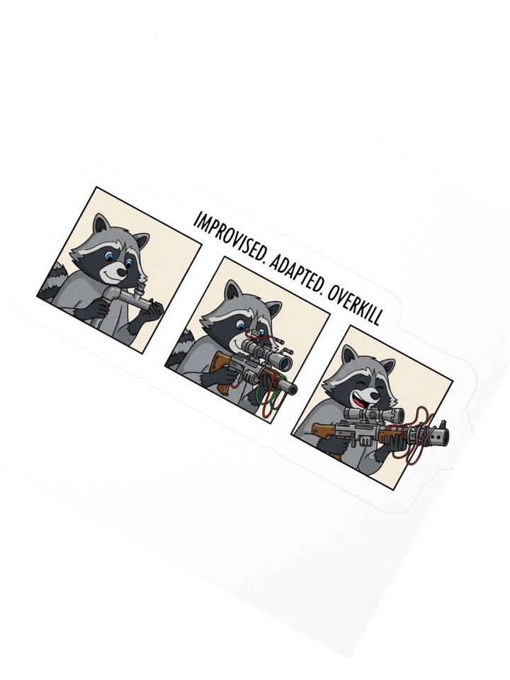 Raccoon's Arsenal Sticker Set product image (4)