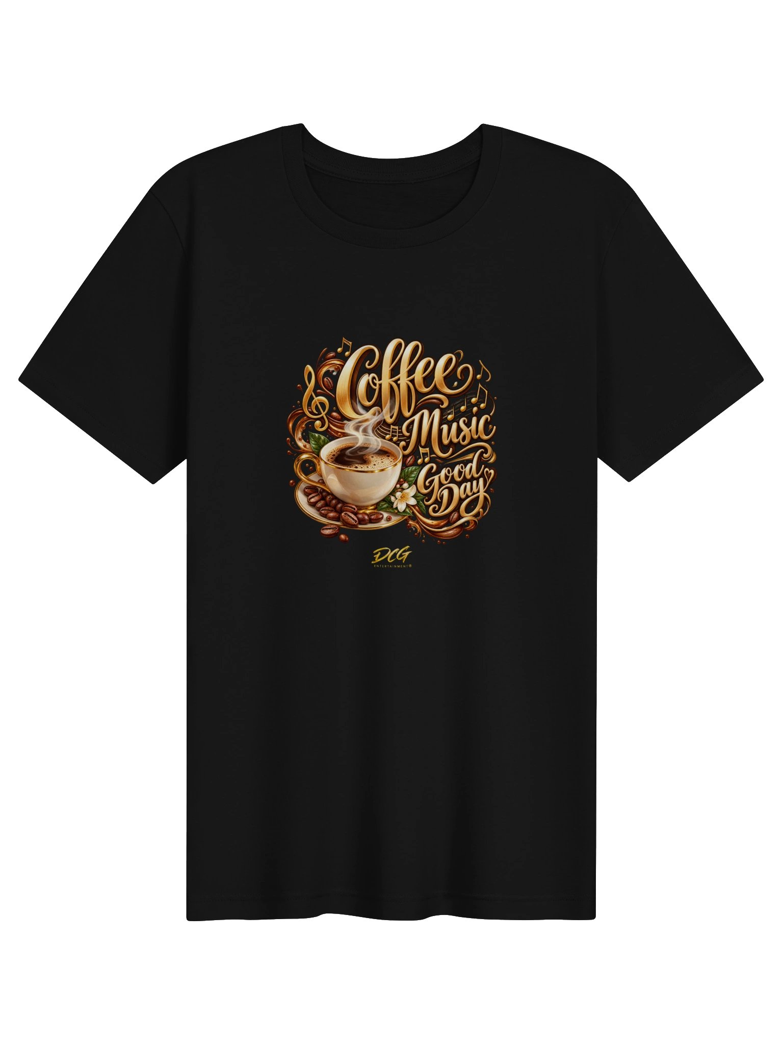 DCG Coffee Music Good Day Unisex T-Shirt product image (1)
