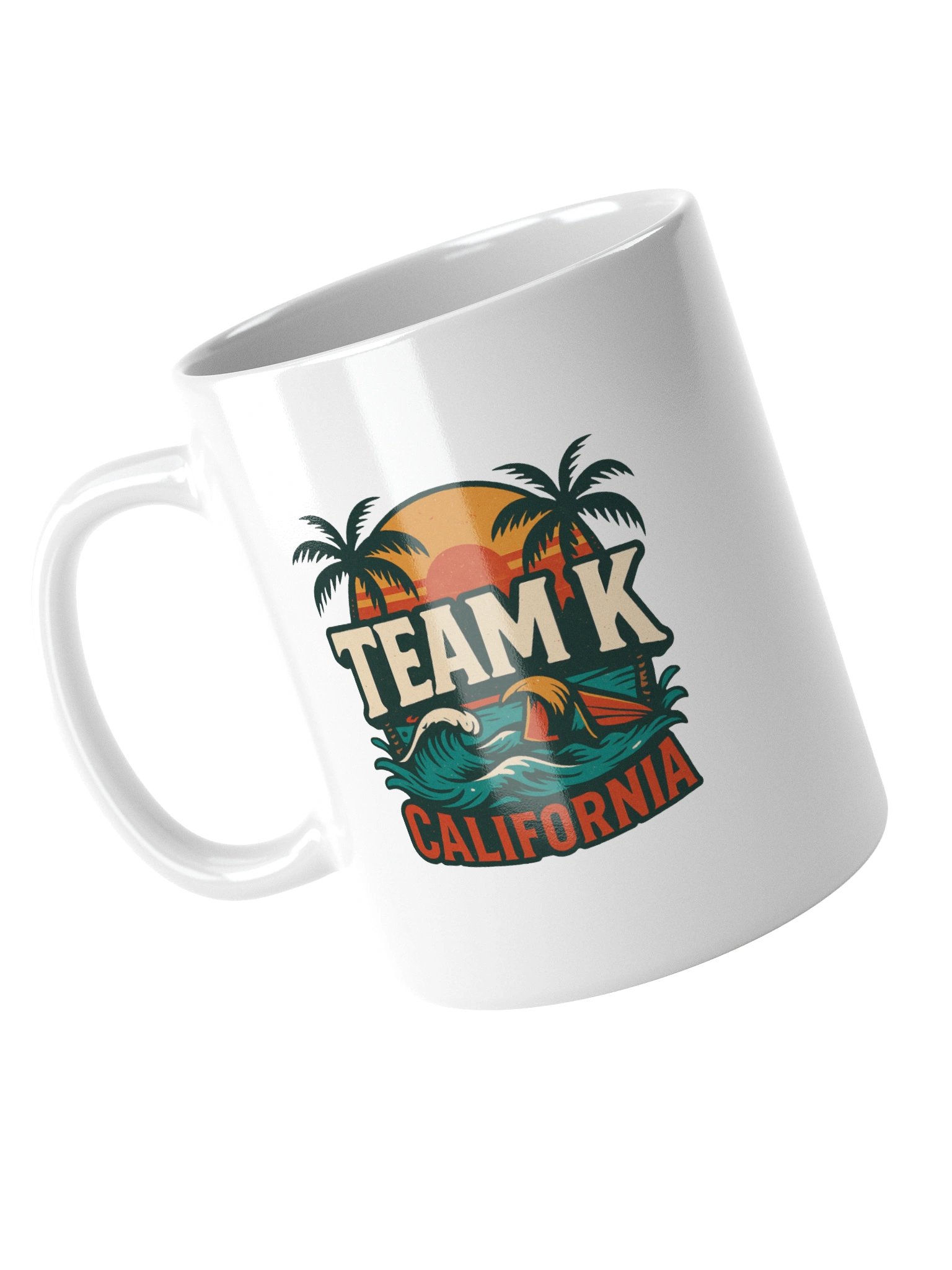 TEAM K CALIFORNIA White Mug product image (8)