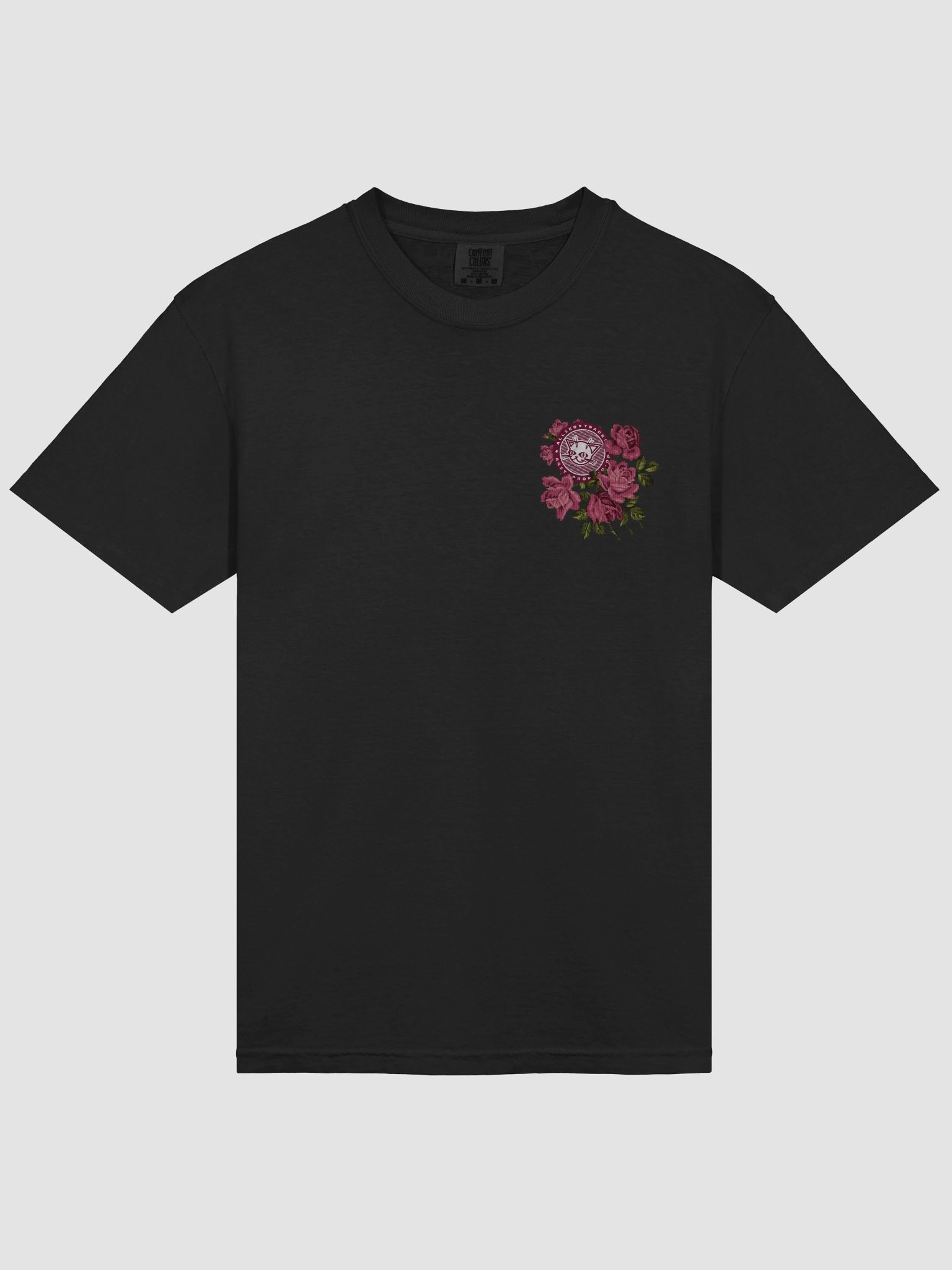 Claws and Thorns Alli Cat Floral Tee product image (2)