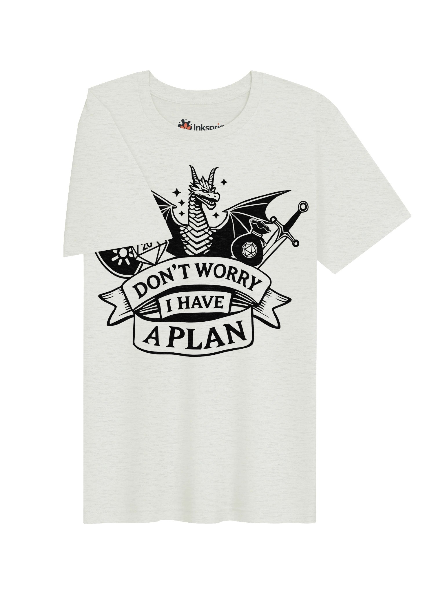 "Don't Worry I Have a Plan" RPG Graphic T-Shirt product image (3)