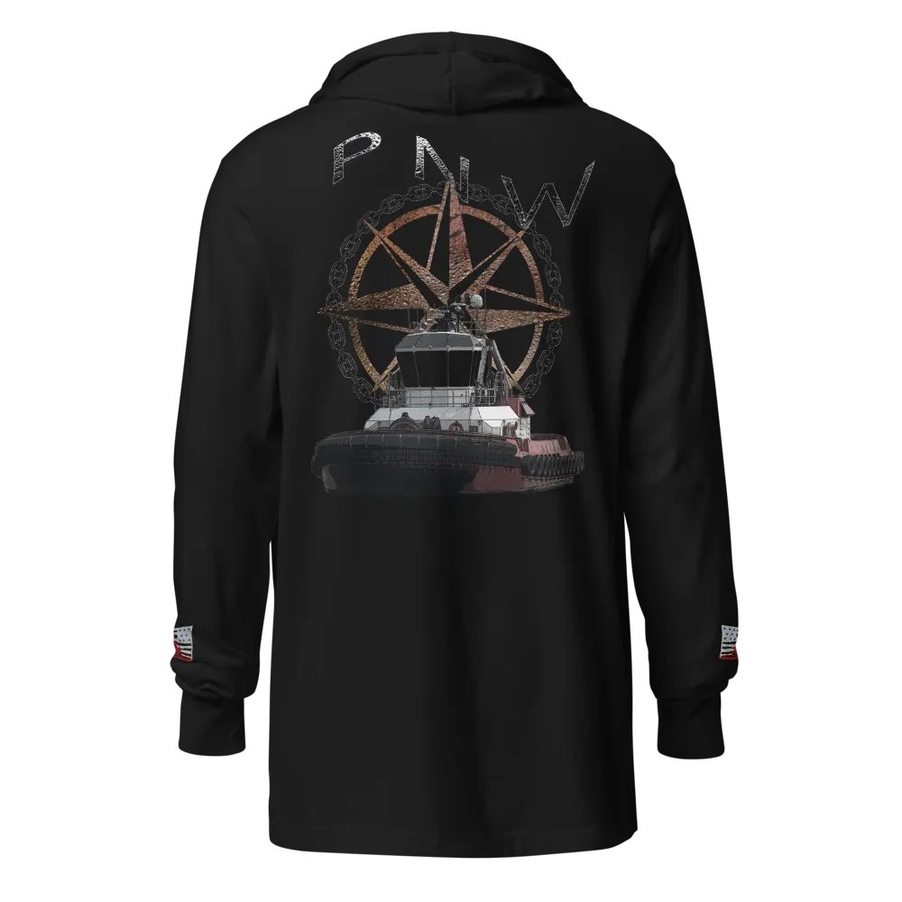 PNW Compass Rose & Athena – Maritime Heritage | Twin Anchor Apparel Engine Room Line product image (1)