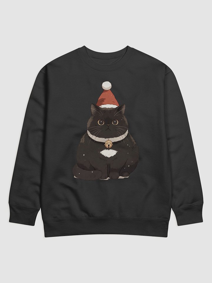 Festive Feline Santa Sweatshirt product image (1)