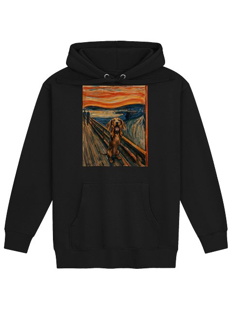 The Scream Dachshund Hoodie