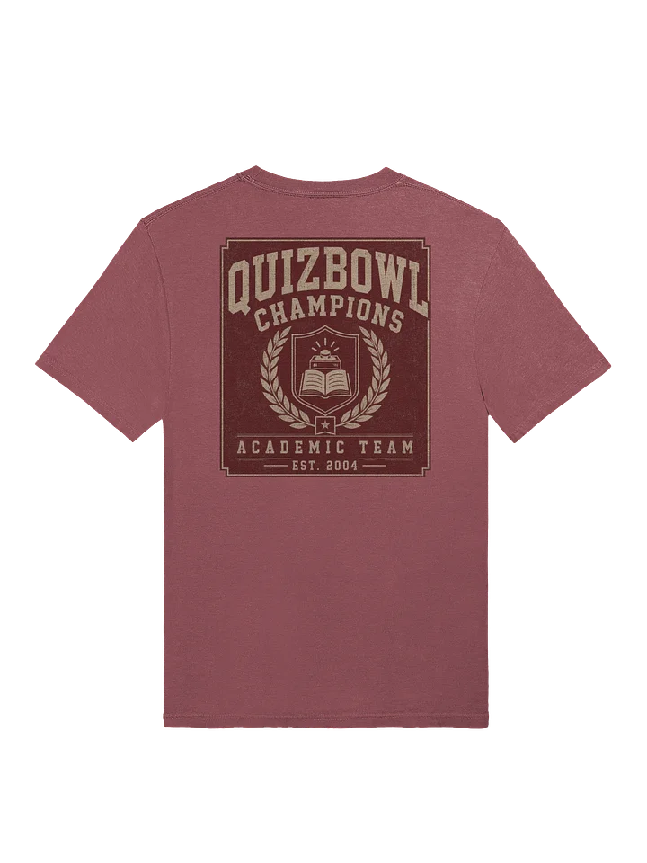 Quizbowl Champions Vintage Pocket Tee product image (1)