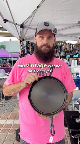 Jason & Amy are back at the Riverside Arts Market today October 3rd from 10-3 with hand-restored cast iron cookware! Come sho...