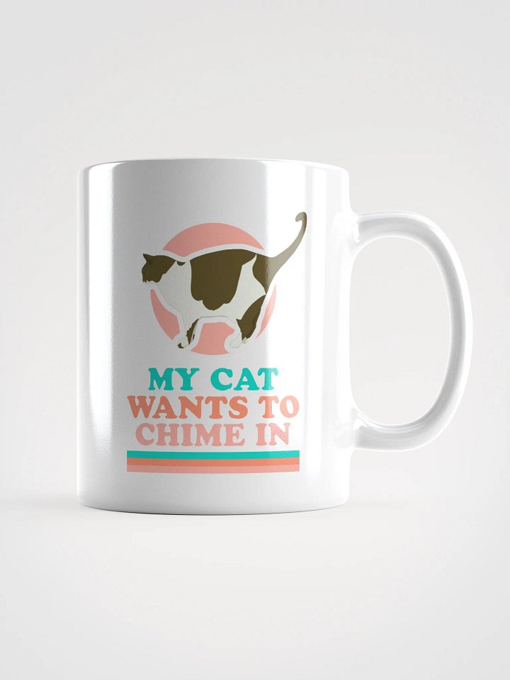 Cat Chime - White Mug product image (2)