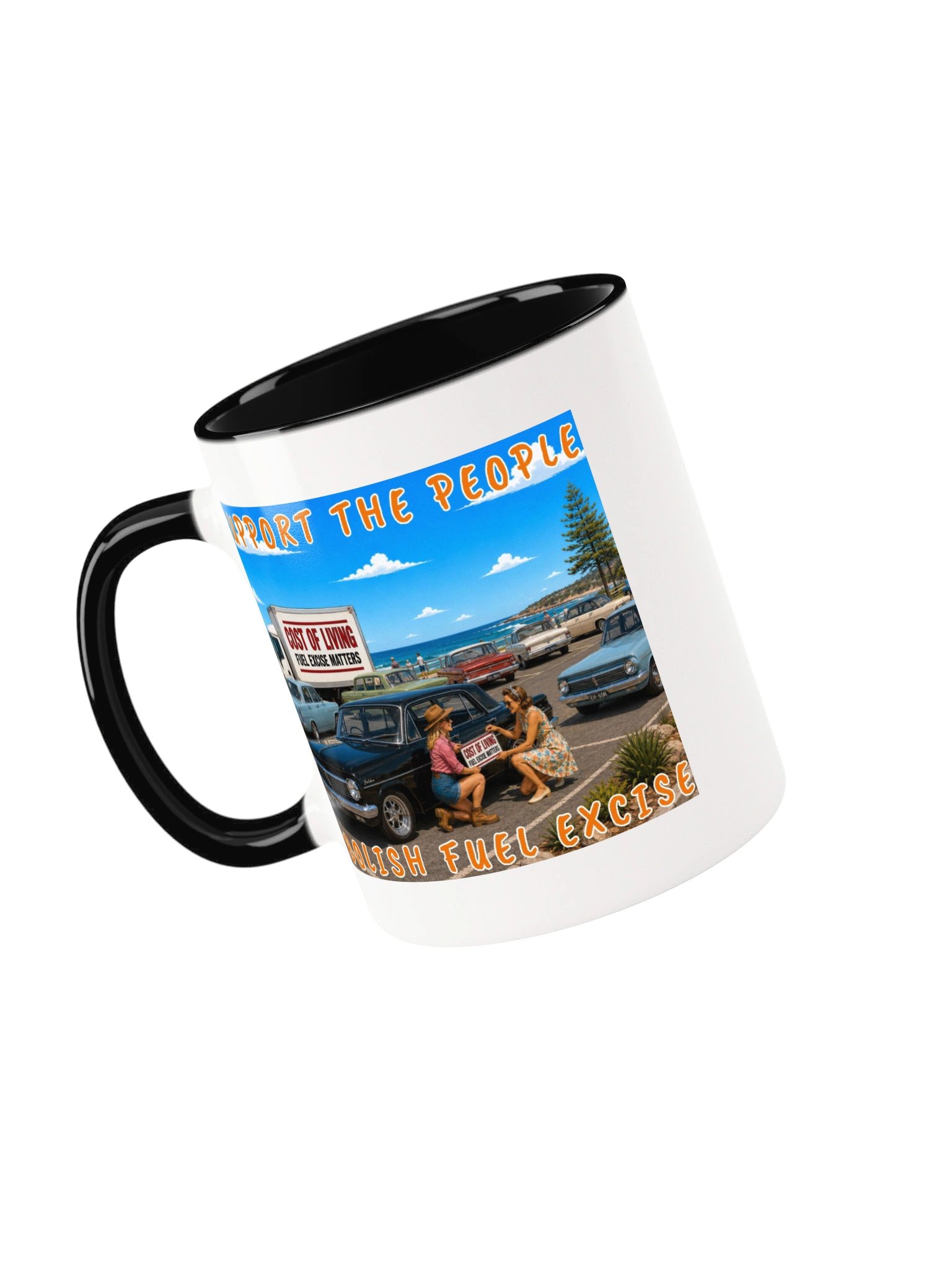 “Support the People” - “Abolish Fuel Excise” Mug product image (5)