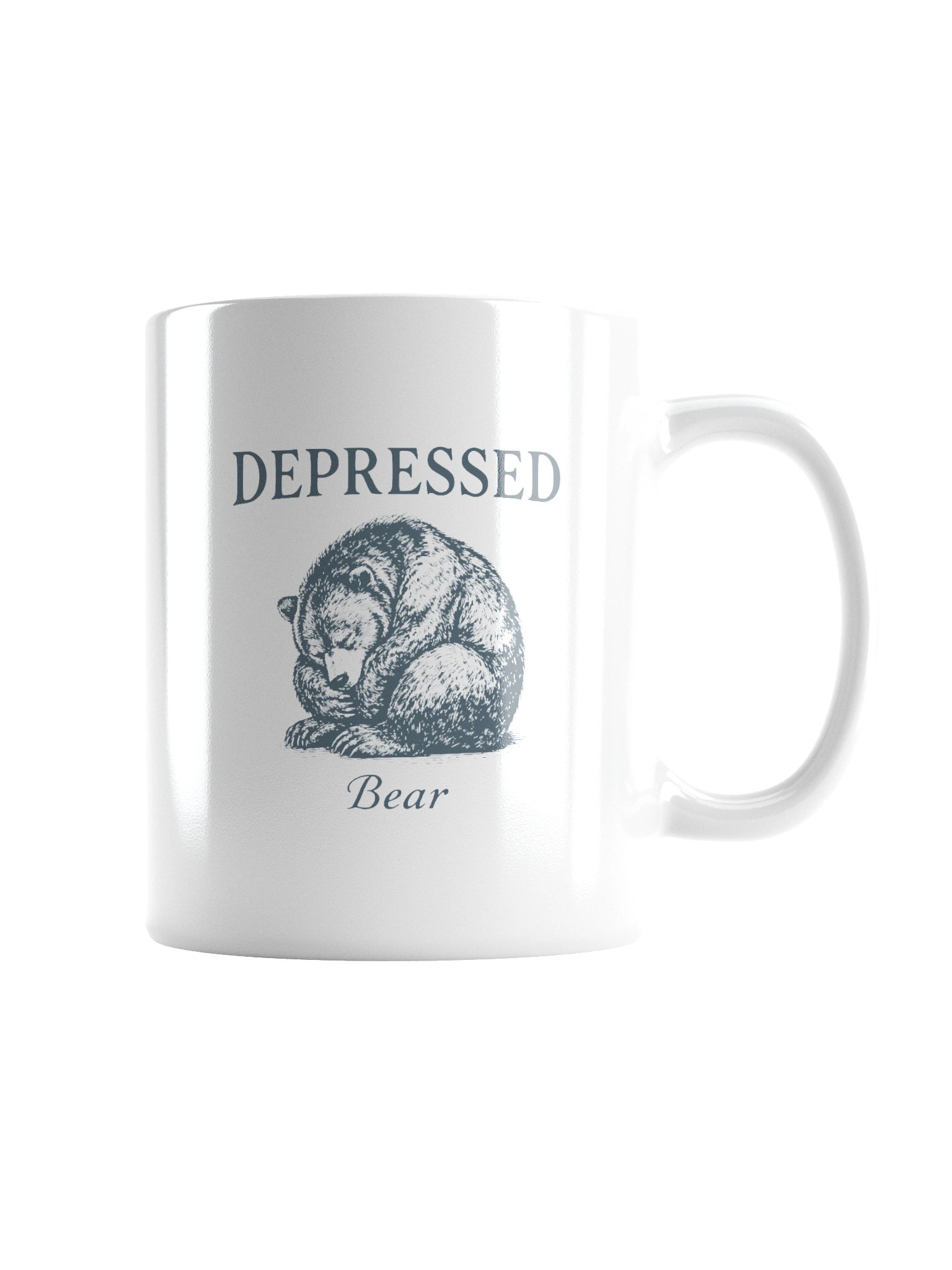 Depressed Bear Ceramic Mug product image (2)