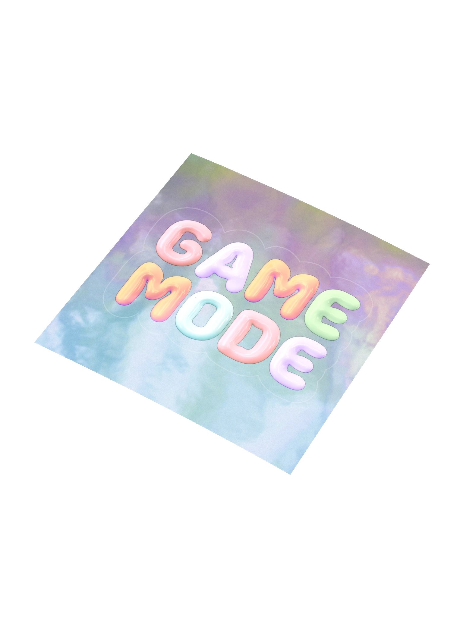 Game Mode — Holographic Sticker product image (3)
