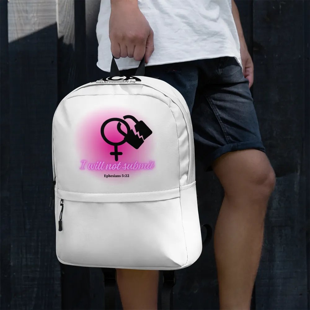 I Will Not Submit Backpack product image (4)