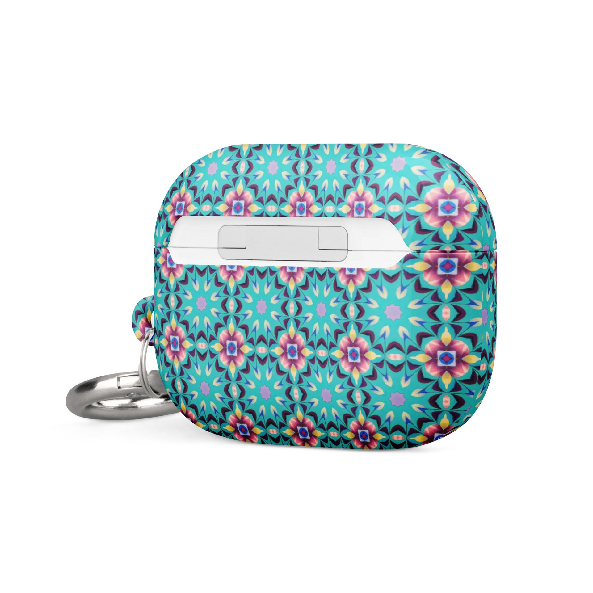 Aqua Geometric Pattern AirPods® Case product image (20)