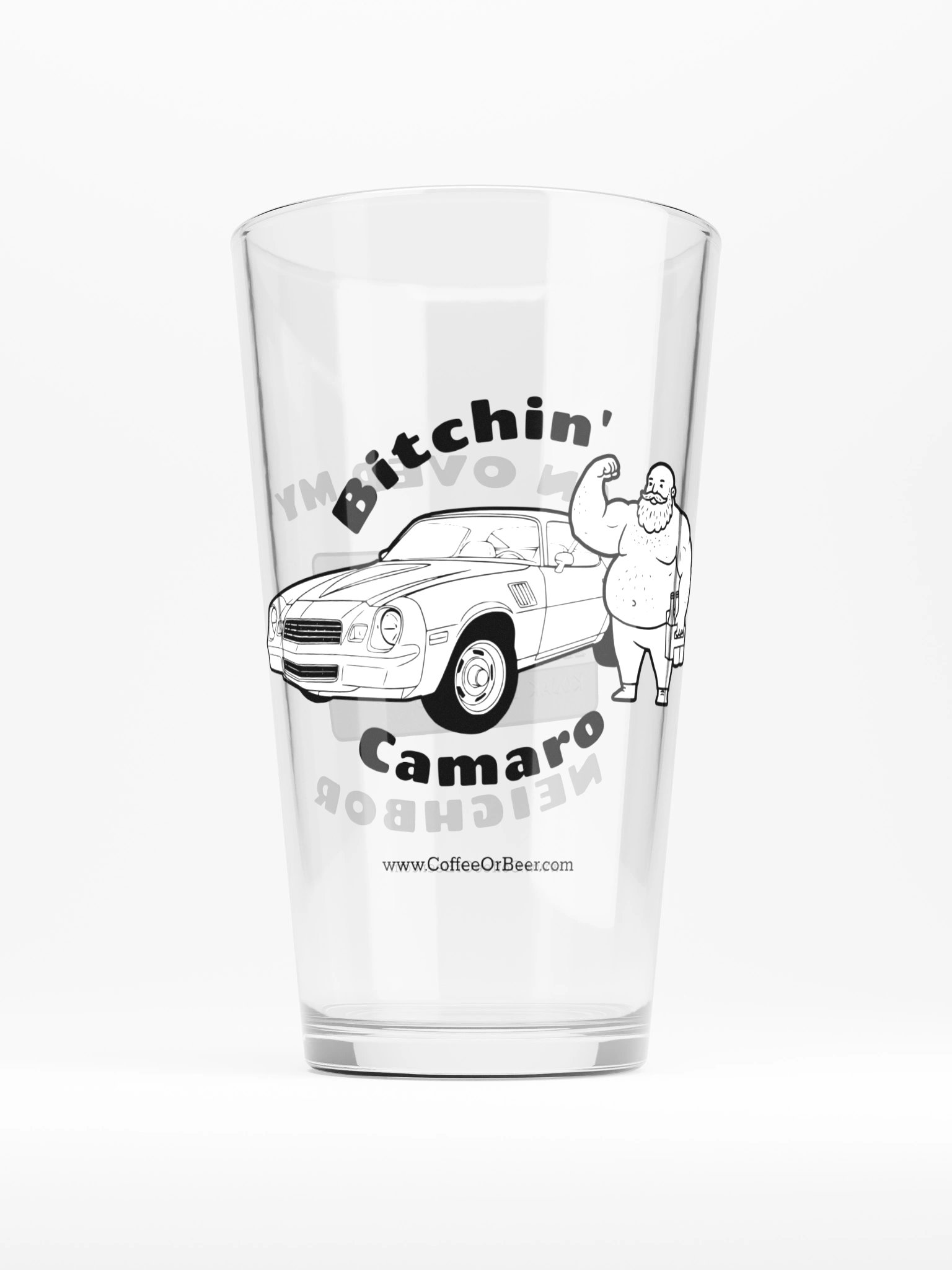 Bitchin' Camaro Neighbor Pint Glass product image (1)