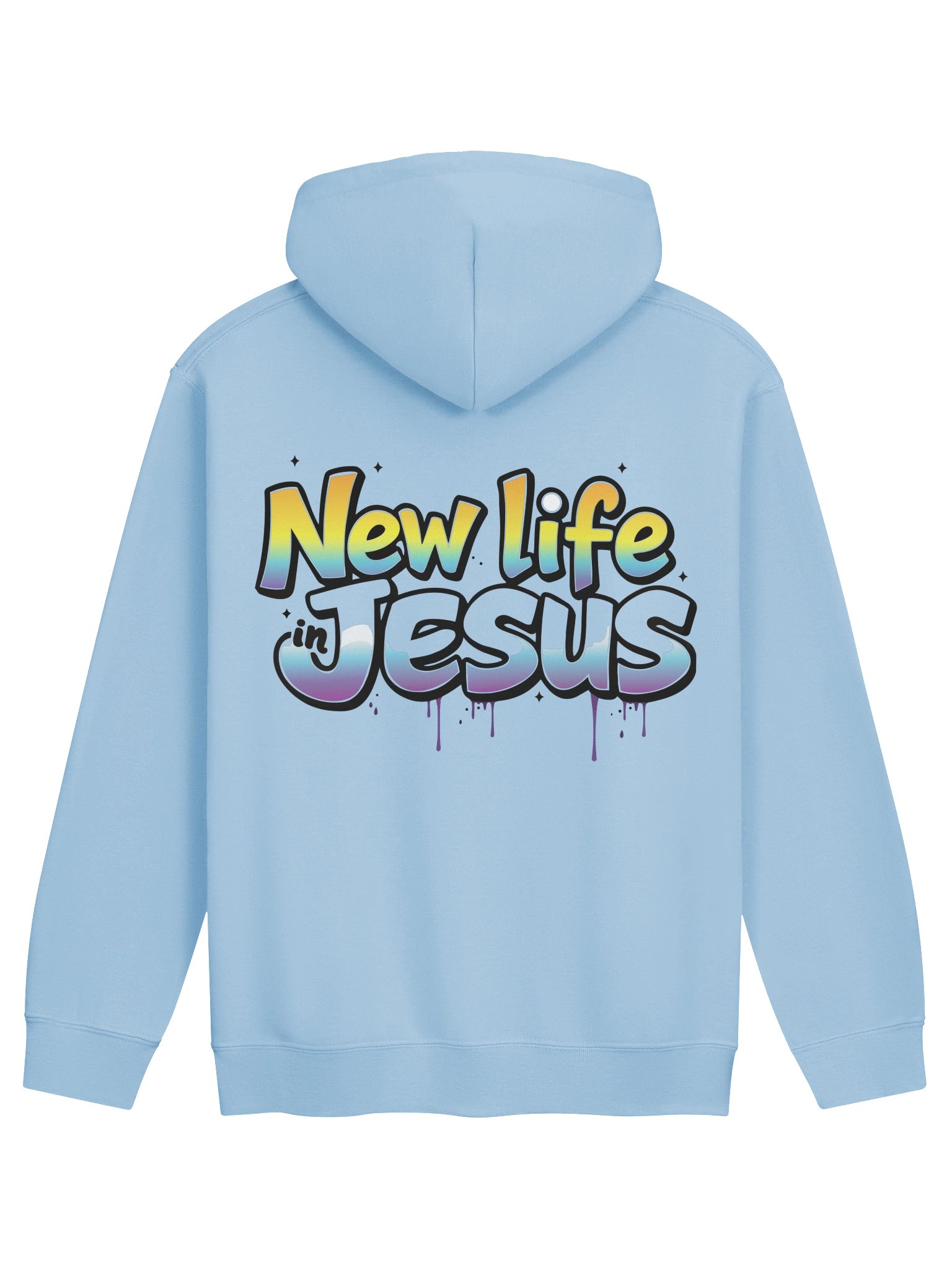 New Life in Jesus Graffiti Hoodie product image (2)