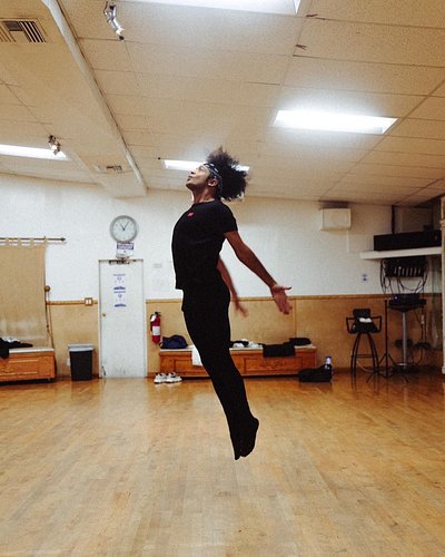 Our signature T-shirts are made to move with you and keep you comfortable while doing what you love.

Seen here on Tevyn Cole...