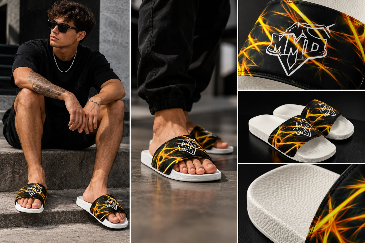 MMD Ember Streak Men's Slides product image (1)