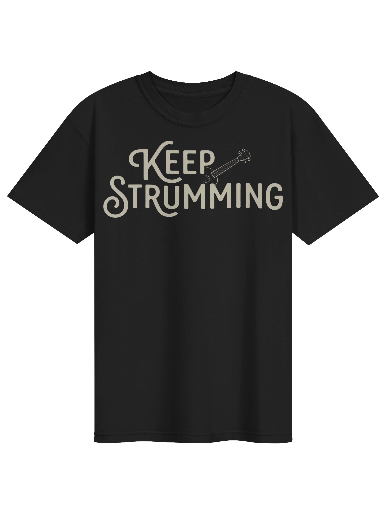 Keep Strumming Ukulele Tee product image (1)