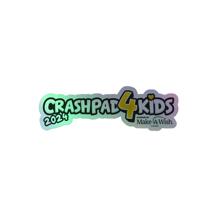 CrashPad4Kids 2024 - Holographic Sticker product image (2)