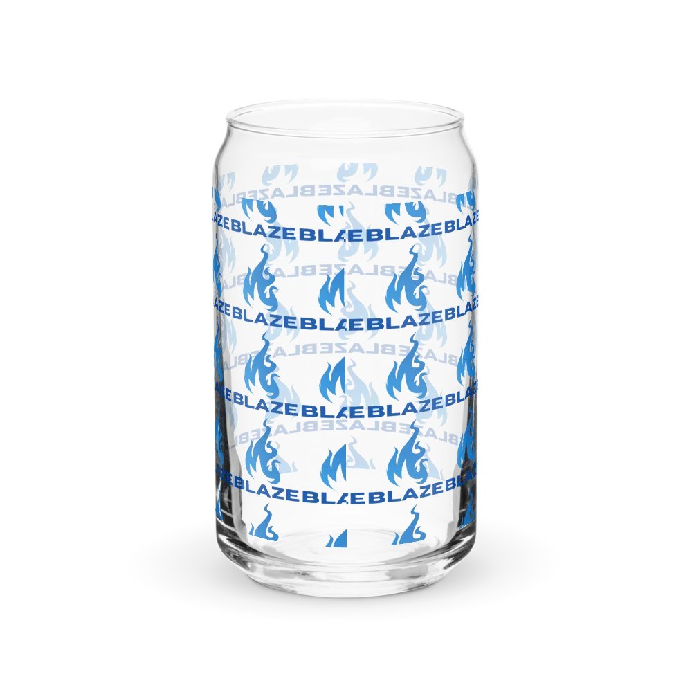blaze logo glass cup product image (38)