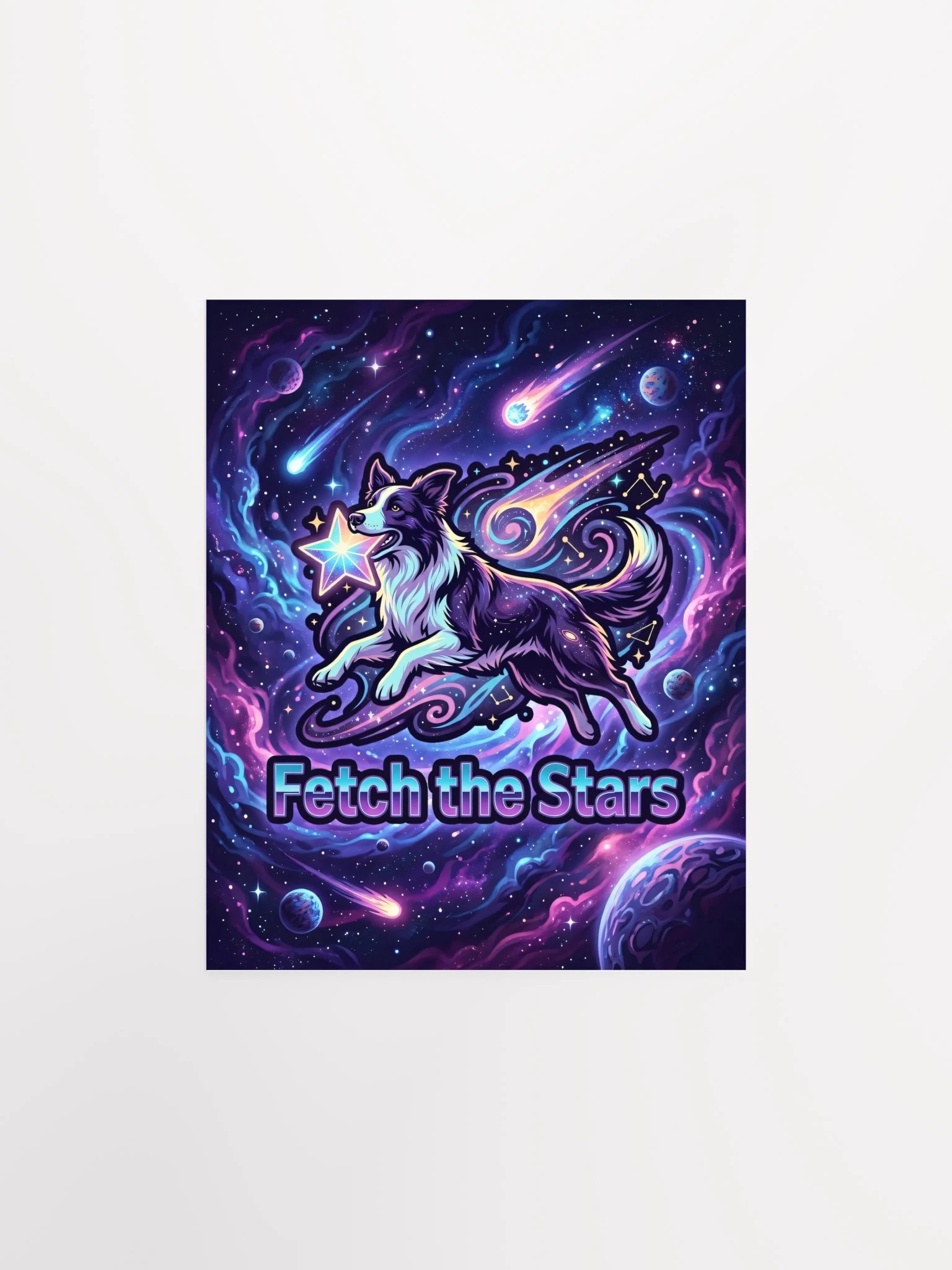 Star Fetch Collie Poster product image (25)