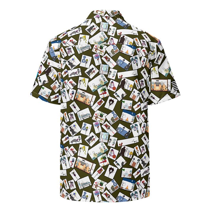 Sticks & Demons Hawaiian Shirt Grn product image (2)