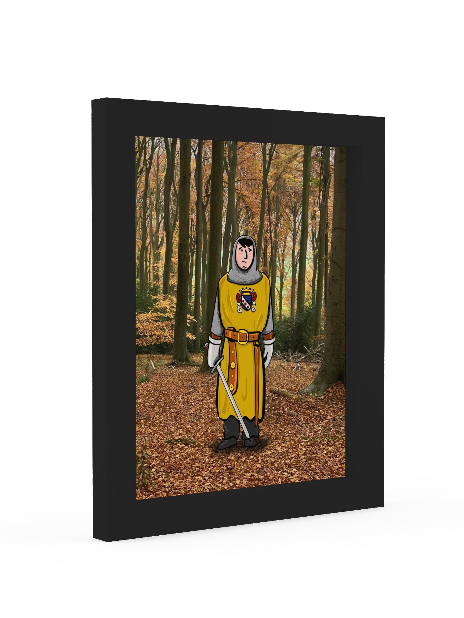 "LARPing Mark" Peep Show High-quality Framed Art Print product image (16)